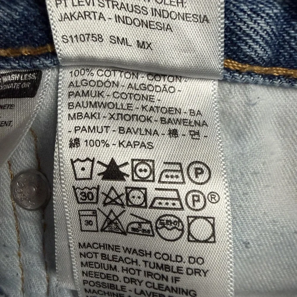 Levis‎ 550 Jeans Mens 34x34 Blue Relaxed Tapered Leg Denim Grunge Dadcore Skater